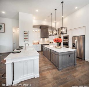New construction Single-Family house 410 Aurora Basin, Cibolo, TX 78108 216 Plan- photo