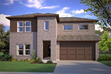 New construction Single-Family house 1224 Southwark Drive, Fort Worth, TX 76247 GLENWOOD- photo 0