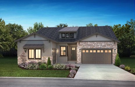 New construction Single-Family house 9589 Amber Light Avenue, Littleton, CO 80125 5083 Brookside Exterior C - Highline Ranch- photo 0 0