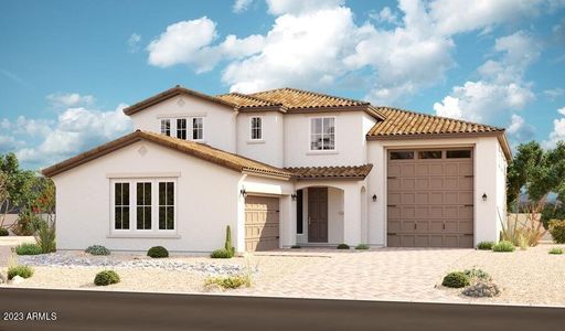 New construction Single-Family house 40532 W Desert Fairways Drive, Maricopa, AZ 85138 Paulson- photo 0