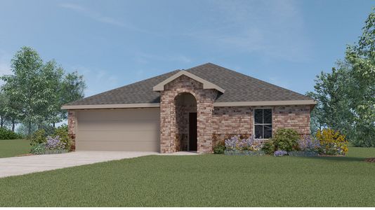 New construction Single-Family house 900 Tuxford Dr, Ennis, TX 75119 1566 San Antonio- photo 0