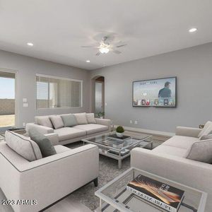 New construction Single-Family house 35514 N Chambers Road, Queen Creek, AZ 85144 Arena Cove- photo