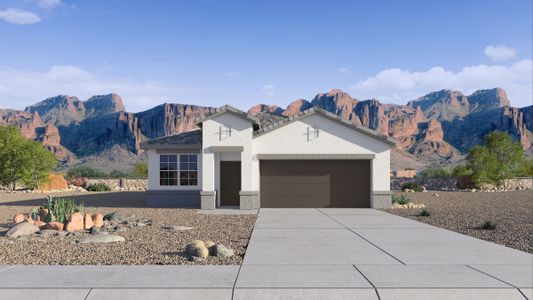 New construction Single-Family house 38225 W Cannataro Ln, Maricopa, AZ 85138 Cardinal- photo 0