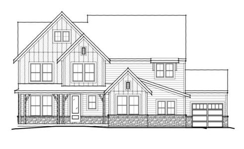 New construction Single-Family house 166 Clear Lake Parkway, Hoschton, GA 30548 - photo 0