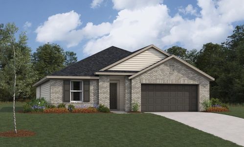 New construction Single-Family house 21318 Fresno Brook Cir, Tomball, TX 77377 Teton- photo 0