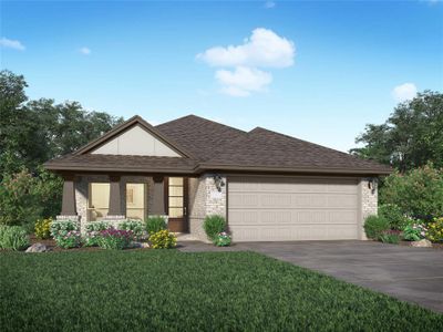 New construction Single-Family house 13810 Lantana Breeze Drive, Texas City, TX 77568 Austen- photo 0