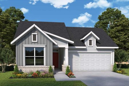 New construction Single-Family house The Penmark, 26210 Happy Home Street, Hockley, TX 77447 - photo