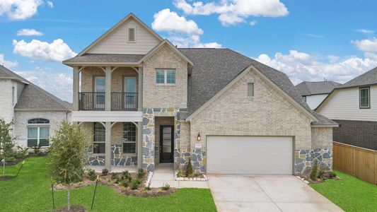 New construction Single-Family house 5322 Paradise Cove Lane, Katy, TX 77493 Aubrey Homeplan- photo 0