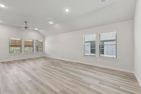 Living room in the Quartz home plan by Trophy Signature Homes – REPRESENTATIVE PHOTO