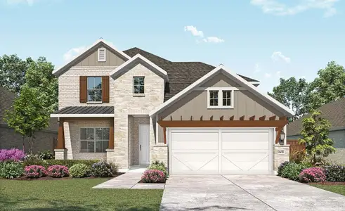 New construction Single-Family house 1232 Terrace View Drive, Georgetown, TX 78628 - photo 3 3
