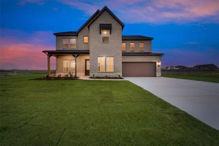 New construction Single-Family house 134 Red Cliff Court, Rhome, TX 76078 Lantana- photo 1 1
