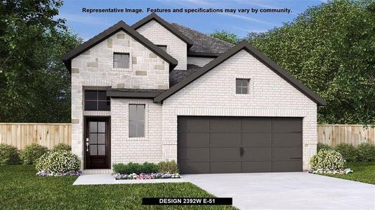 New construction Single-Family house 100 Danielson St, Liberty Hill, TX 78642 Design 2392W- photo 0 0