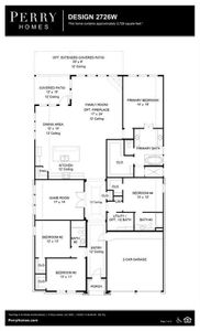 New construction Single-Family house 129 Derrett Lane, Rhome, TX 76078 Design 2726W- photo 0