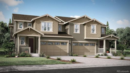 New construction Duplex house 8960 Wintertide Court, Parker, CO 80134 Ascent- photo 0