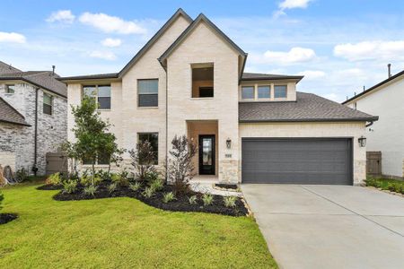 New construction Single-Family house 15618 Broadway Bend Drive, Conroe, TX 77302 The Collins- photo 0