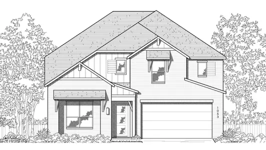 New construction Single-Family house Bernini Plan, 228 White Oak, Castroville, TX 78009 - photo