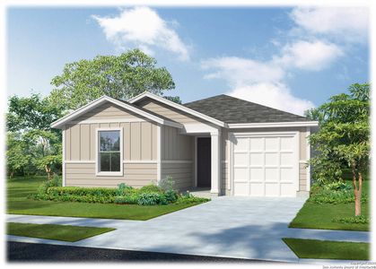 New construction Single-Family house 4606 Dominic Creek, San Antonio, TX 78223 The Carswell- photo 2 2