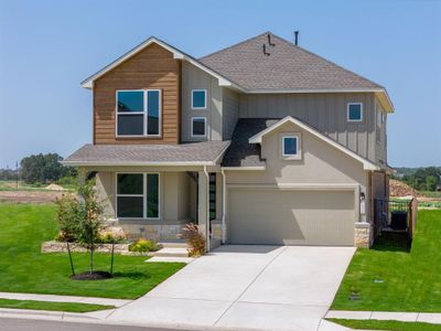 New construction Single-Family house 600 Palatino Bend, Liberty Hill, TX 78642 Quinley- photo 0