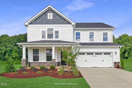 New construction Single-Family house 81 Eagle Crest Court, Unit Apex Craftsman, Lillington, NC 27546 The Apex- photo 0