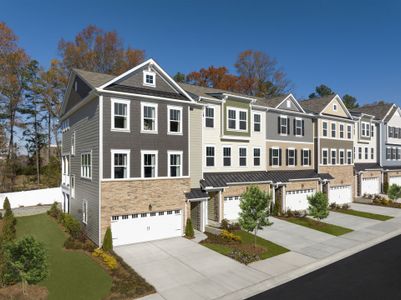 New construction Townhouse house Chestnut End, 408 Matthews-Indian Trail Road, Indian Trail, NC 28079 - photo