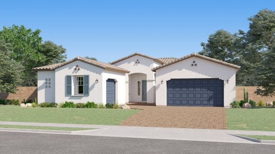 New construction Single-Family house 7677 W Desert Spoon Dr, Peoria, AZ 85383 Aurora- photo 0