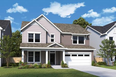 New construction Single-Family house The Paramount, 3391 Mission Olive Place, New Hill, NC 27562 - photo
