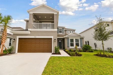 New construction Single-Family house 33438 Mainstay Lane, Wesley Chapel, FL 33543 Barbados- photo 0