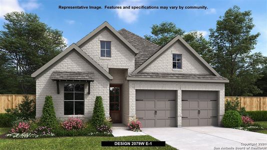 New construction Single-Family house 9908 Heeler Hand Trail, San Antonio, TX 78254 Design 2079W- photo 0