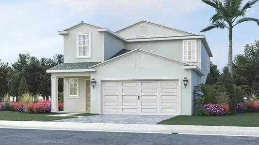 New construction Single-Family house 5935 Nw Grassmere Street, Port Saint Lucie, FL 34987 COLUMBIA- photo 0