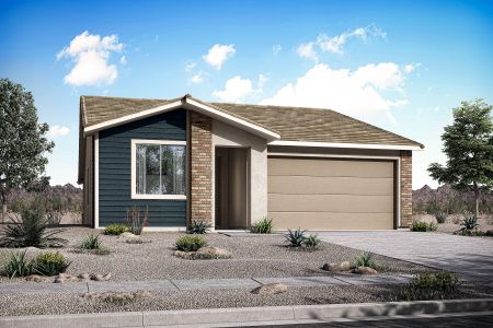 New construction Single-Family house 13615 W Phacelia Ln, Peoria, AZ 85383 Copper- photo 0 0
