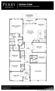 New construction Single-Family house 3224 Crosby Creek, Schertz, TX 78108 Design 2738W- photo 1 1