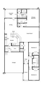 New construction Single-Family house 920 Yellow Ribbon Cove, Jarrell, TX 76537 Plan 1655- photo