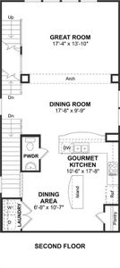 The Radcliffe II floor plan by K. Hovnanian Homes. 2nd Floor shown. *Prices, plans, dimensions, features, specifications, materials, and availability of homes or communities are subject to change without notice or obligation.