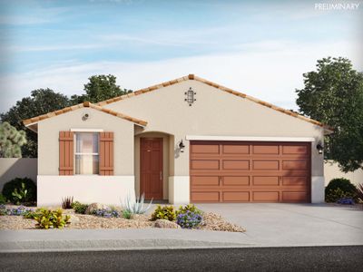 New construction Single-Family house 20930 N Roadrunner Lane, Maricopa, AZ 85138 Leslie- photo 0