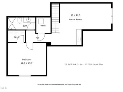 720 SHELL BANK - floor plan-for MLS pics