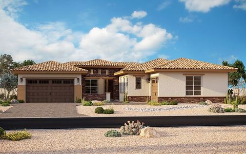 New construction Single-Family house 21009 E. Starflower Drive, Queen Creek, AZ 85142 Belmonte- photo 1 1