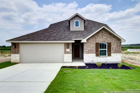 New construction Single-Family house 981 Gray Cloud Drive, New Braunfels, TX 78130 Landmark Series - Meyerson- photo 17 17