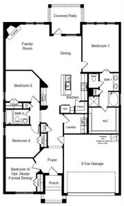 D.R. Horton's Canyon Falls floorplan - All Home and community information, including pricing, included features, terms, availability and amenities, are subject to change at any time without notice or obligation. All Drawings, pictures, photographs, video, square footages, floor plans, elevations, features, colors and sizes are approximate for illustration purposes only and will vary from the homes as built.