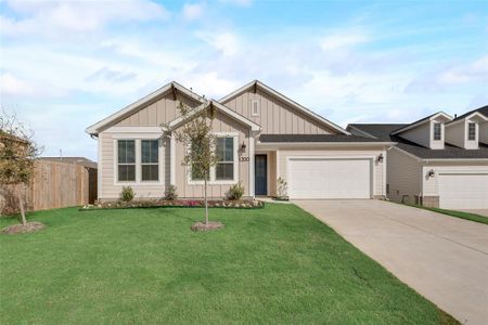 New construction Single-Family house 1200 Flatwater Trail, Crowley, TX 76036 Seville- photo 0