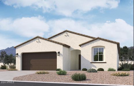 New construction Single-Family house 24081 W Hidalgo Avenue, Buckeye, AZ 85326 Larkspur Homeplan- photo 0