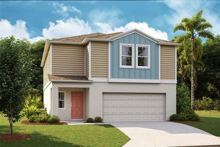 New construction Single-Family house 14925 Sterling Spur Avenue, Lithia, FL 33547 Marbella- photo 0