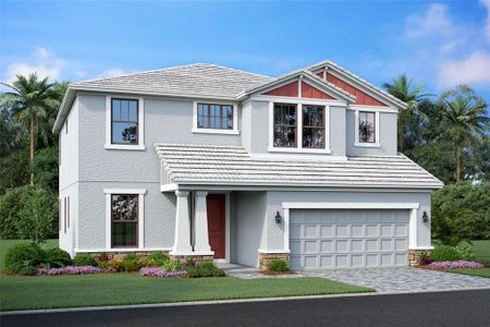 New construction Single-Family house 3704 Wild Blossom Place, Parrish, FL 34219 - photo 0