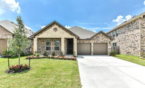 New construction Single-Family house 1946 Terra Rose Drive, Katy, TX 77493 Basswood V- photo 1 1