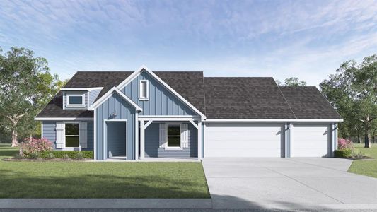 New construction Single-Family house 248 Barron Estate Cv, Lockhart, TX 78644 Garland - photo 0