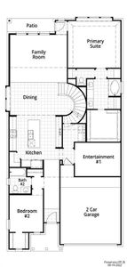 New construction Single-Family house 2416 Halter Drive, Aubrey, TX 76227 Panamera Plan- photo