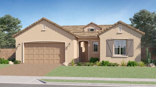 New construction Single-Family house 7674 W Jackrabbit Ln, Peoria, AZ 85383 Aspen- photo 0
