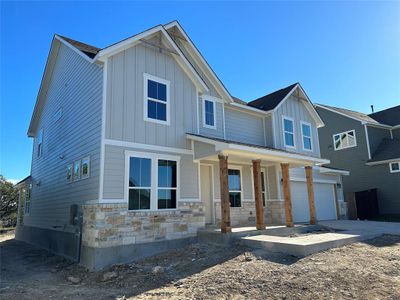 New construction Single-Family house 306 Crescent Moon Ct, Dripping Springs, TX 78620 William Homeplan- photo 0