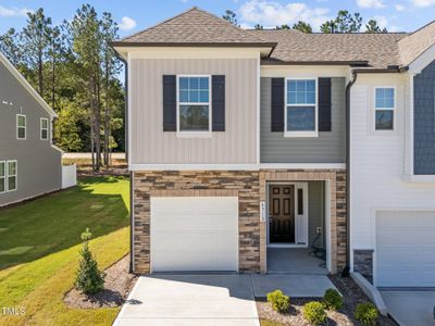 New construction Townhouse house 6312 Little Drew Lane, Raleigh, NC 27610 Litchfield- photo 0