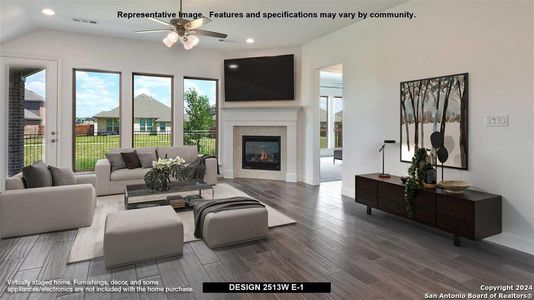 New construction Single-Family house 5752 Emmett Street, New Braunfels, TX 78130 Design 2513W- photo 3 3