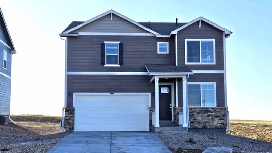 New construction Single-Family house 43196 Capilano Club Ct, Elizabeth, CO 80107 HOLCOMBE- photo 0 0